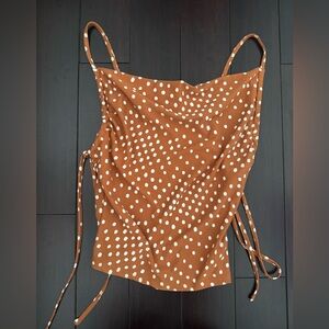 Women’s tank top orange size small